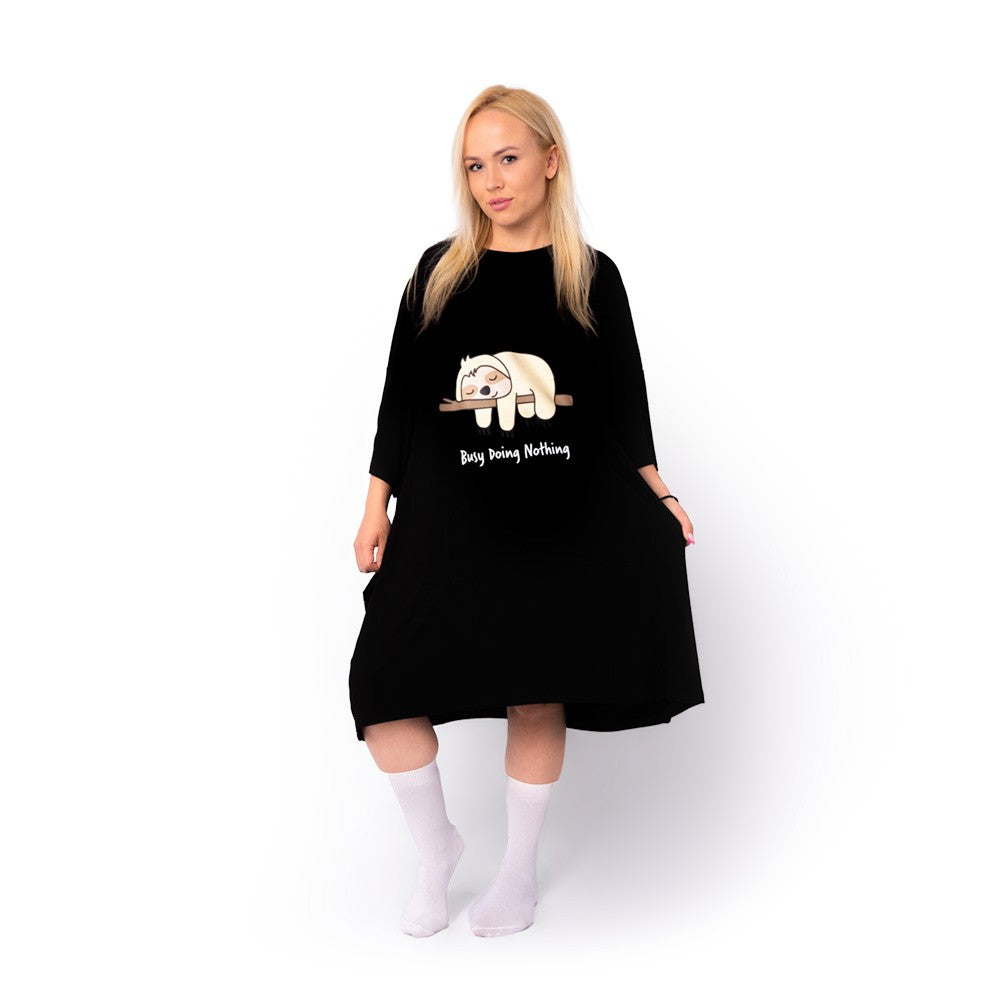 Tobie sloth sleep tee